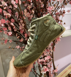 Botinha Verde Musgo Camurça