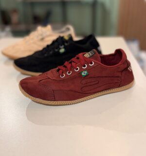 Rasteira Bordô Camurça - Sola Bend